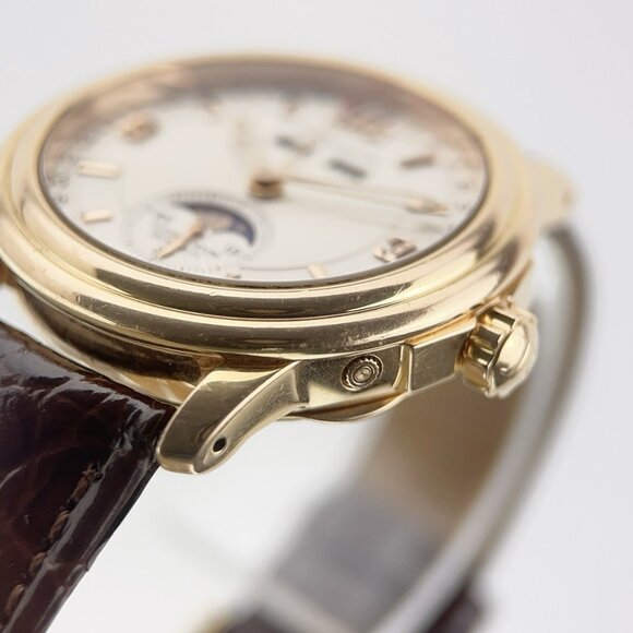 Blancpain Leman 18k Rose Gold White Dial 38mm Automatic Men’s Watch 3563A - Picture 5 of 9